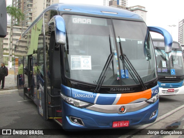 Transportes Jangada 9143 na cidade de Barueri, São Paulo, Brasil, por Jorge Gonçalves. ID da foto: 11462584.