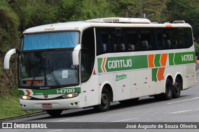 Empresa Gontijo de Transportes 14700 na cidade de Piraí, Rio de Janeiro, Brasil, por José Augusto de Souza Oliveira. ID da foto: 11463669.