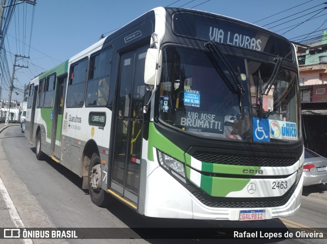 Empresa de Ônibus Vila Galvão 2463 na cidade de Guarulhos, São Paulo, Brasil, por Rafael Lopes de Oliveira. Número da foto: #11464058.