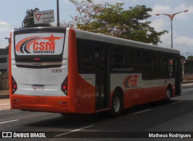 CSM Transporte e Turismo RT 013 na cidade de Belém, Pará, Brasil, por Matheus Rodrigues. Número da foto: #11464123.