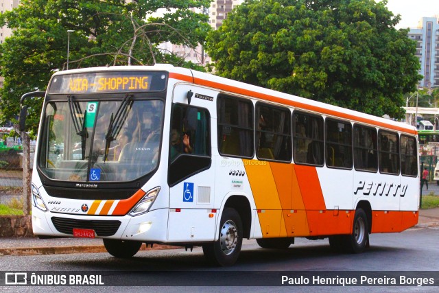 Transportadora Turística Petitto 92580 na cidade de Ribeirão Preto, São Paulo, Brasil, por Paulo Henrique Pereira Borges. ID da foto: 11463721.