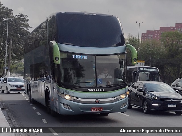 Viação Garcia 8653 na cidade de São Paulo, São Paulo, Brasil, por Alexandre Figueiredo Pereira. Número da foto: #11463602.