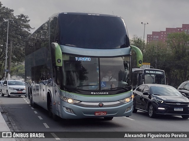 Viação Garcia 8653 na cidade de São Paulo, São Paulo, Brasil, por Alexandre Figueiredo Pereira. ID da foto: 11463602.