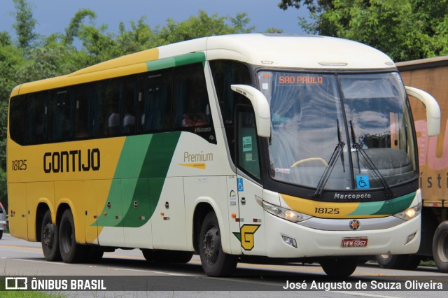 Empresa Gontijo de Transportes 18125 na cidade de Barra do Piraí, Rio de Janeiro, Brasil, por José Augusto de Souza Oliveira. ID da foto: 11463578.