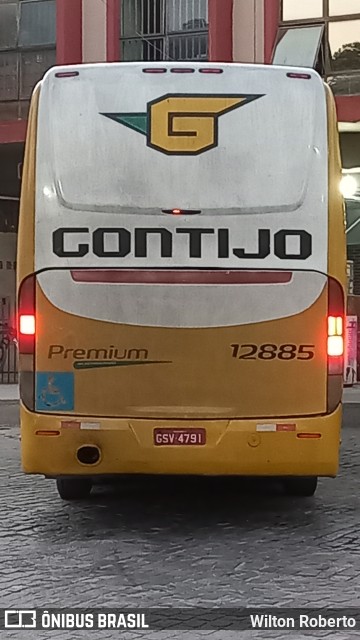 Empresa Gontijo de Transportes 12885 na cidade de Governador Valadares, Minas Gerais, Brasil, por Wilton Roberto. Número da foto: #11463152.