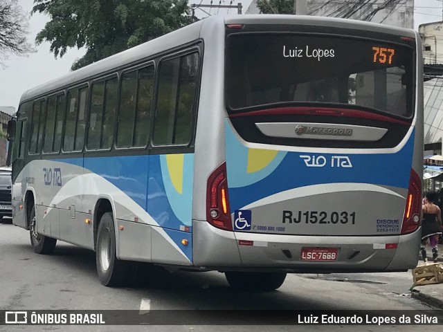 Rio Ita RJ 152.031 na cidade de São Gonçalo, Rio de Janeiro, Brasil, por Luiz Eduardo Lopes da Silva. Número da foto: #11463446.