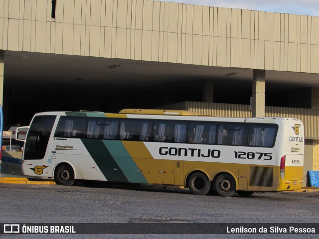 Empresa Gontijo de Transportes 12875 na cidade de Caruaru, Pernambuco, Brasil, por Lenilson da Silva Pessoa. ID da foto: 11462425.