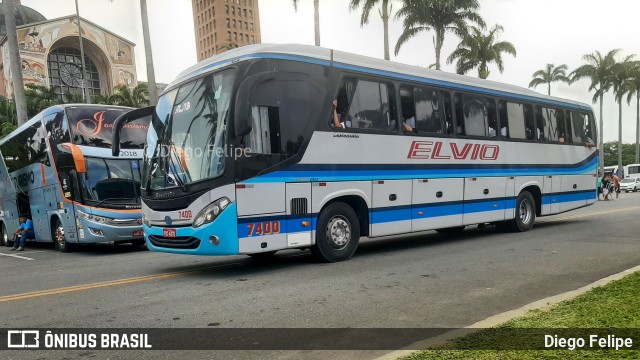 Empresa de Ônibus Vila Elvio 7400 na cidade de Aparecida, São Paulo, Brasil, por Diego Felipe. Número da foto: #11466060.