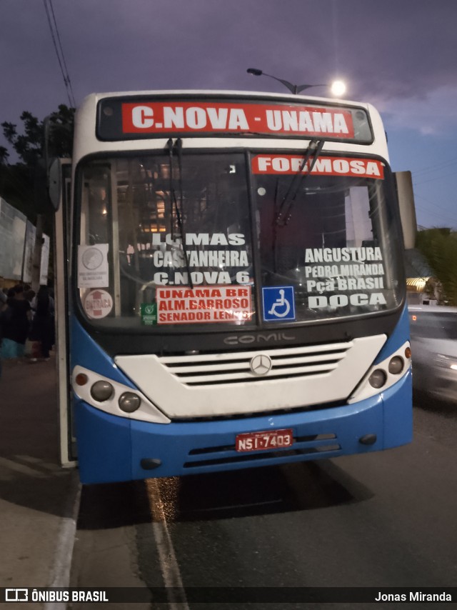 Viação Forte AF-049 na cidade de Ananindeua, Pará, Brasil, por Jonas Miranda. Número da foto: #11465111.
