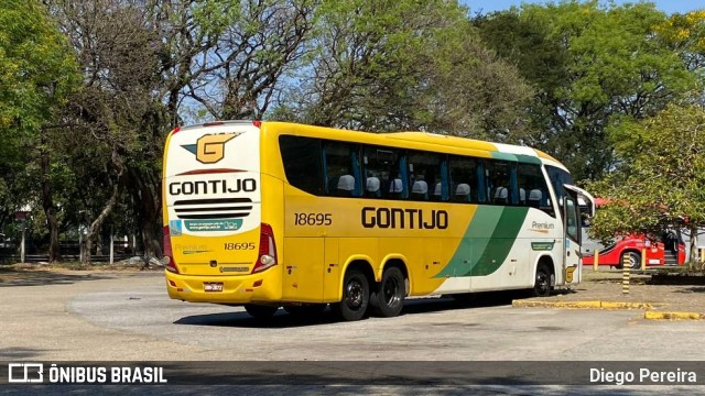 Empresa Gontijo de Transportes 18695 na cidade de São Paulo, São Paulo, Brasil, por Diego Pereira. Número da foto: #11466036.