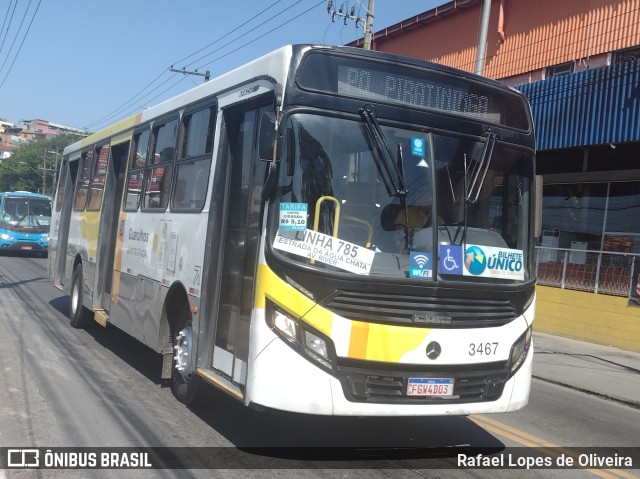 Viação Campo dos Ouros 3467 na cidade de Guarulhos, São Paulo, Brasil, por Rafael Lopes de Oliveira. Número da foto: #11465205.