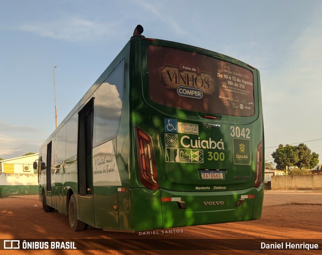 Expresso Caribus Transportes 3042 na cidade de Cuiabá, Mato Grosso, Brasil, por Daniel Henrique. Número da foto: #11464907.