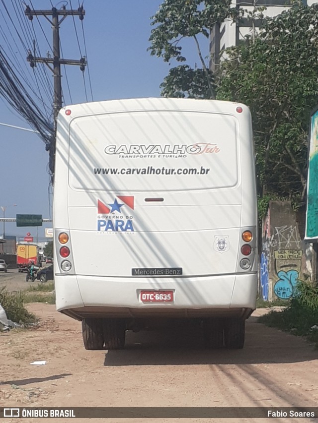 Carvalho Tur Transportes e Turismo 6635 na cidade de Belém, Pará, Brasil, por Fabio Soares. ID da foto: 11465912.