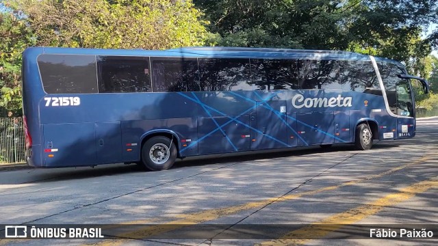 Viação Cometa 721519 na cidade de São Paulo, São Paulo, Brasil, por Fábio Paixão. Número da foto: #11464959.