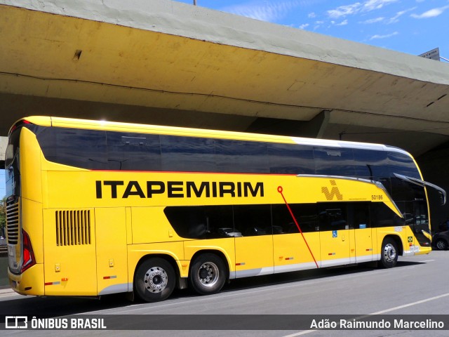 Viação Nova Itapemirim 50186 na cidade de Belo Horizonte, Minas Gerais, Brasil, por Adão Raimundo Marcelino. Número da foto: #11467147.
