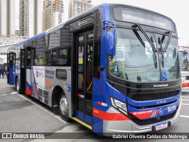 Viação Miracatiba 15.1111 na cidade de Barueri, São Paulo, Brasil, por Gabriel Oliveira Caldas da Nobrega. ID da foto: 11466745.