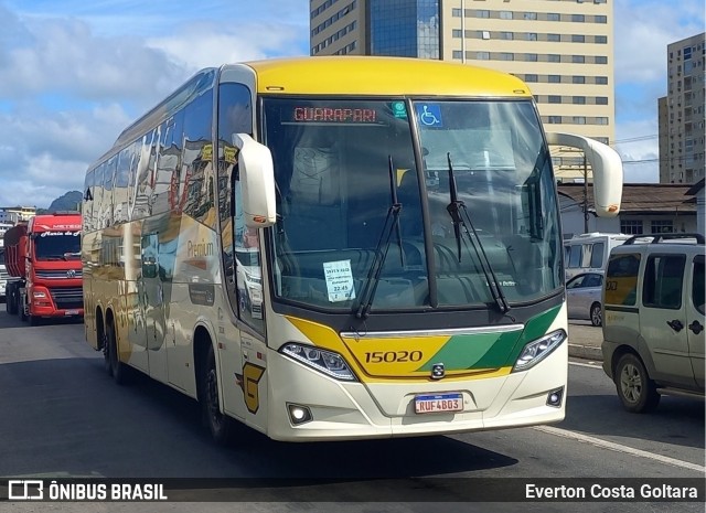 Empresa Gontijo de Transportes 15020 na cidade de Cariacica, Espírito Santo, Brasil, por Everton Costa Goltara. ID da foto: 11467508.