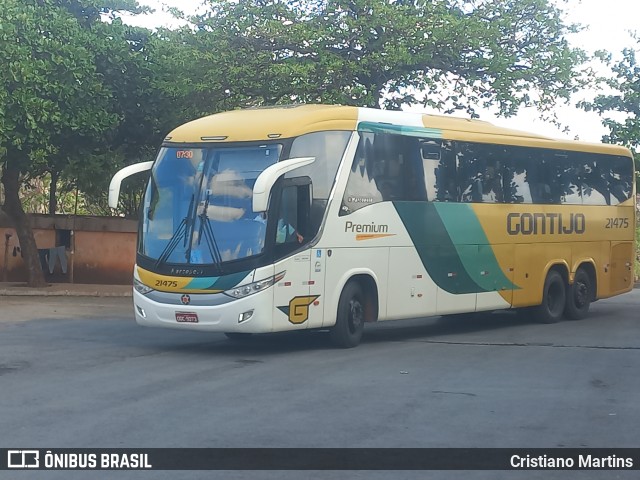 Empresa Gontijo de Transportes 21475 na cidade de Montes Claros, Minas Gerais, Brasil, por Cristiano Martins. ID da foto: 11465119.