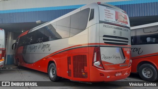 Empresa de Ônibus Pássaro Marron 5932 na cidade de Caraguatatuba, São Paulo, Brasil, por Vinícius Santos. Número da foto: #11466044.
