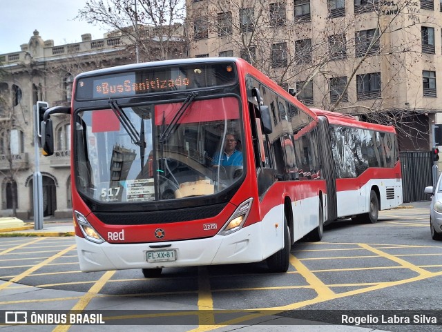 Metbus 1279 na cidade de Santiago, Santiago, Metropolitana de Santiago, Chile, por Rogelio Labra Silva. Número da foto: #11464695.