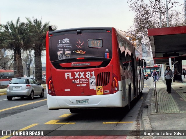 Metbus 1279 na cidade de Santiago, Santiago, Metropolitana de Santiago, Chile, por Rogelio Labra Silva. Número da foto: #11464698.