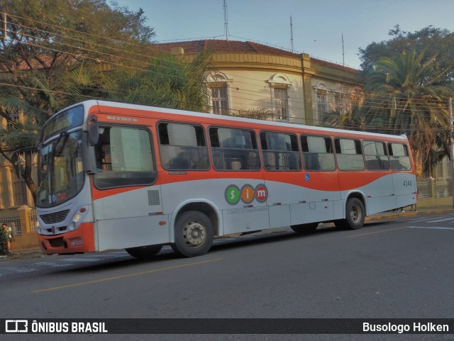 Expresso Medianeira 4350 na cidade de Santa Maria, Rio Grande do Sul, Brasil, por Busologo Holken. Número da foto: #11466936.