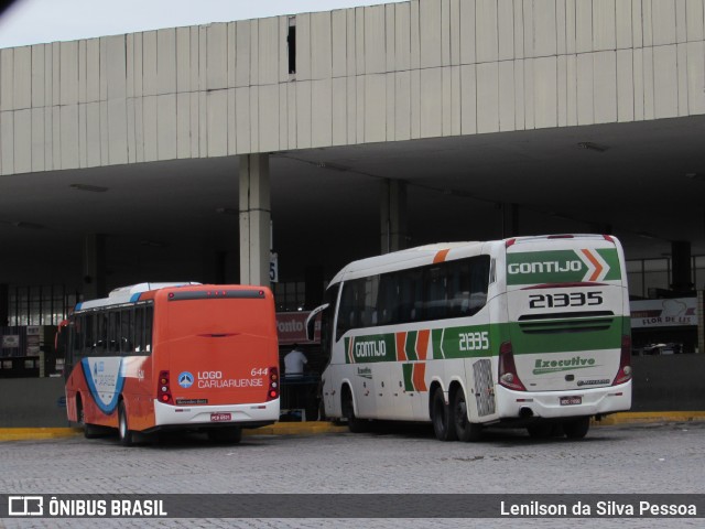 Empresa Gontijo de Transportes 21335 na cidade de Caruaru, Pernambuco, Brasil, por Lenilson da Silva Pessoa. ID da foto: 11466620.