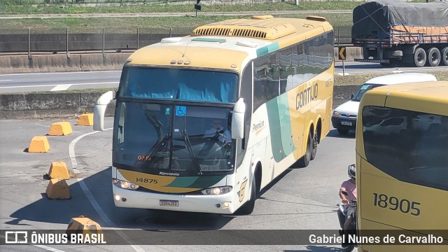 Empresa Gontijo de Transportes 14875 na cidade de Resende, Rio de Janeiro, Brasil, por Gabriel Nunes de Carvalho. ID da foto: 11464691.