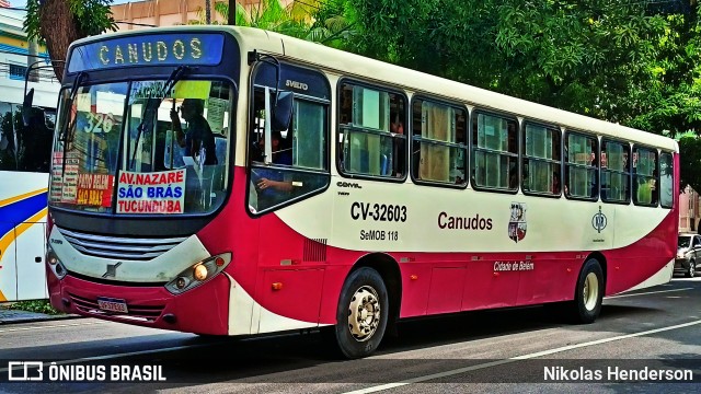 Viação Santa Rosa CV-32603 na cidade de Belém, Pará, Brasil, por Nikolas Henderson. Número da foto: #11413734.