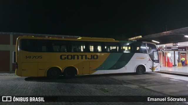 Empresa Gontijo de Transportes 14705 na cidade de Campos dos Goytacazes, Rio de Janeiro, Brasil, por Emanuel Sócrates. ID da foto: 11413135.