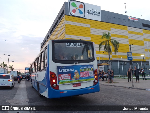 Viação Forte AF-90410 na cidade de Ananindeua, Pará, Brasil, por Jonas Miranda. Número da foto: #11413428.