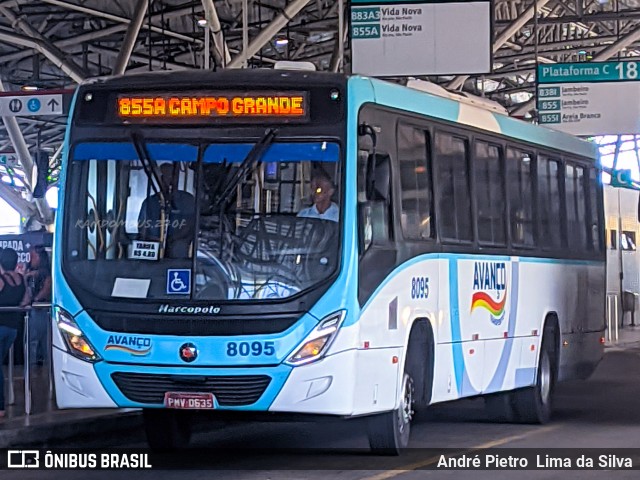 Avanço Transportes 8095 na cidade de Lauro de Freitas, Bahia, Brasil, por André Pietro  Lima da Silva. Número da foto: #11413877.