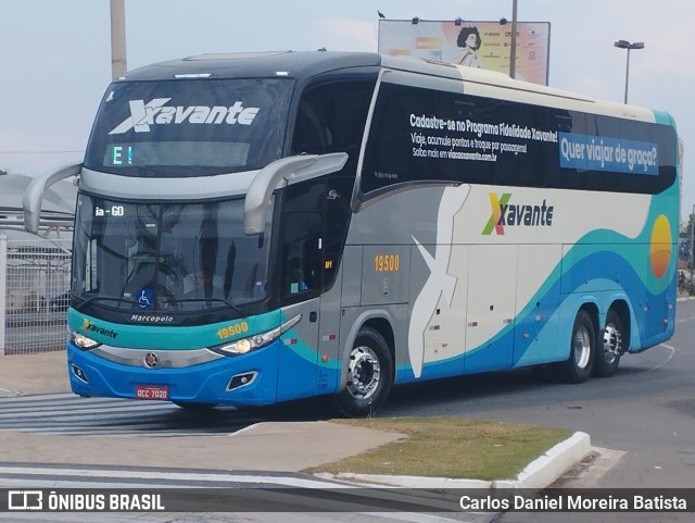 Viação Xavante 19500 na cidade de Goiânia, Goiás, Brasil, por Carlos Daniel Moreira Batista. Número da foto: #11415399.