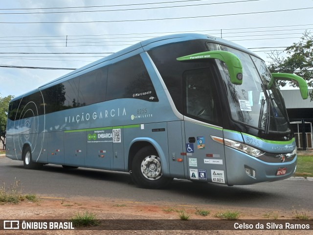 Viação Garcia 8255 na cidade de Paranavaí, Paraná, Brasil, por Celso da Silva Ramos. ID da foto: 11412963.