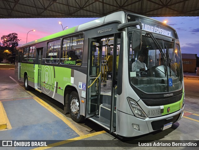 Viação Garcia 81076 na cidade de Maringá, Paraná, Brasil, por Lucas Adriano Bernardino. ID da foto: 11413487.