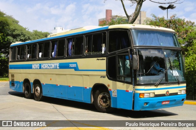 Viação Novo Horizonte 703911 na cidade de São Paulo, São Paulo, Brasil, por Paulo Henrique Pereira Borges. Número da foto: #11415189.