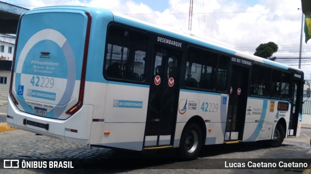 Auto Viação Dragão do Mar 42229 na cidade de Fortaleza, Ceará, Brasil, por Lucas Caetano Caetano. ID da foto: 11413031.