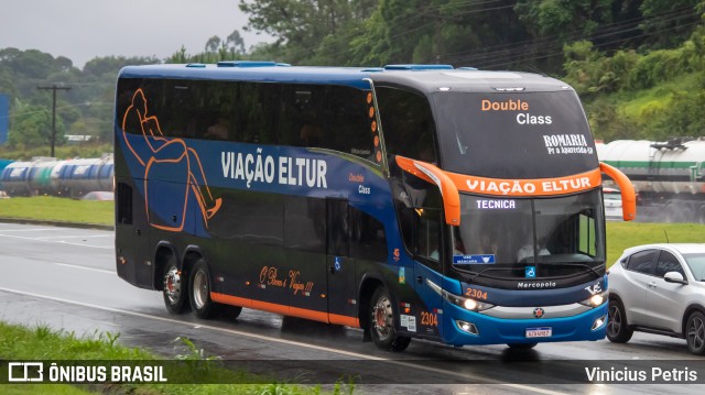 Viação Eltur > Eltur Turismo 2304 na cidade de Joinville, Santa Catarina, Brasil, por Vinicius Petris. ID da foto: 11416195.