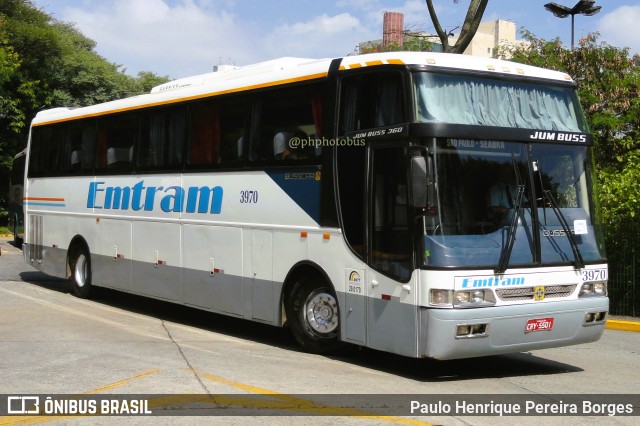 Emtram 3970 na cidade de São Paulo, São Paulo, Brasil, por Paulo Henrique Pereira Borges. Número da foto: #11415203.