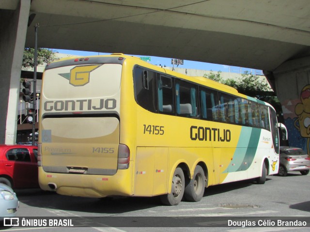 Empresa Gontijo de Transportes 14155 na cidade de Belo Horizonte, Minas Gerais, Brasil, por Douglas Célio Brandao. ID da foto: 11414723.