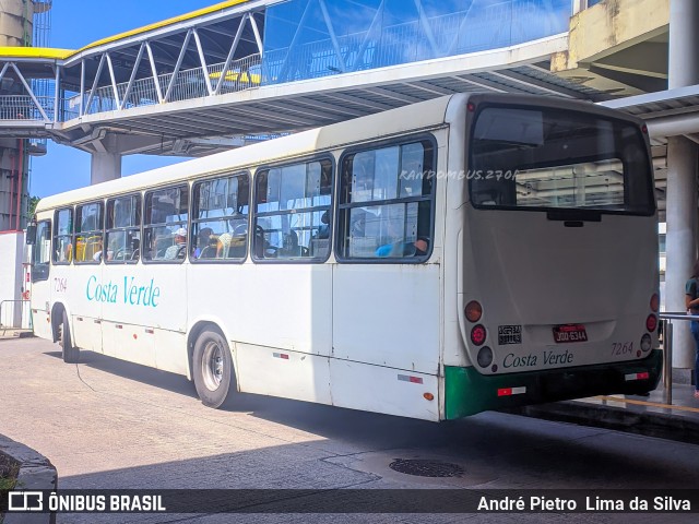 Empresa de Transportes Costa Verde 7264 na cidade de Lauro de Freitas, Bahia, Brasil, por André Pietro  Lima da Silva. Número da foto: #11413886.