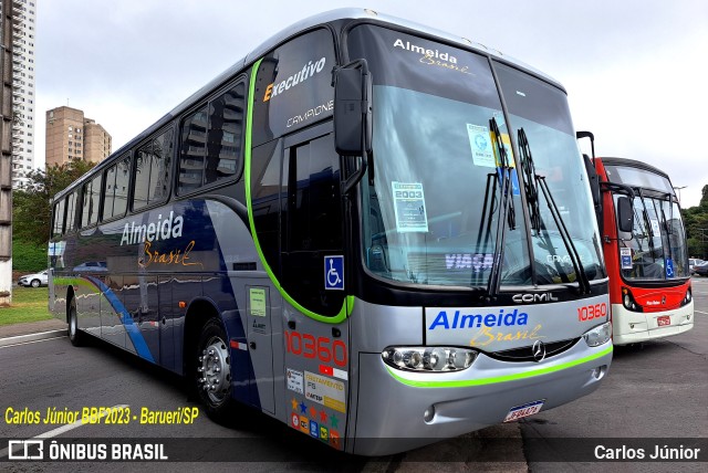 Viação Almeida Brasil 10360 na cidade de Barueri, São Paulo, Brasil, por Carlos Júnior. ID da foto: 11413606.