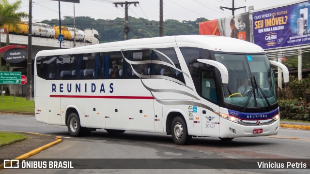 Reunidas Transportes Coletivos 30257 na cidade de Joinville, Santa Catarina, Brasil, por Vinicius Petris. ID da foto: 11414890.