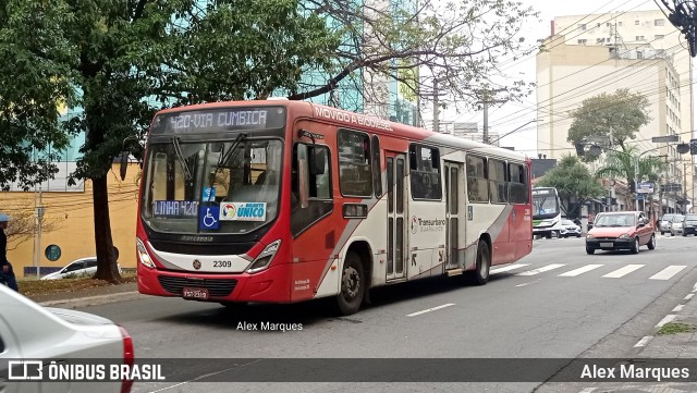 Empresa de Ônibus Vila Galvão 2309 na cidade de Guarulhos, São Paulo, Brasil, por Alex Marques. Número da foto: #11415737.