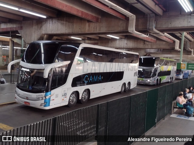 Auto Viação Catarinense 3701 na cidade de São Paulo, São Paulo, Brasil, por Alexandre Figueiredo Pereira. ID da foto: 11415848.