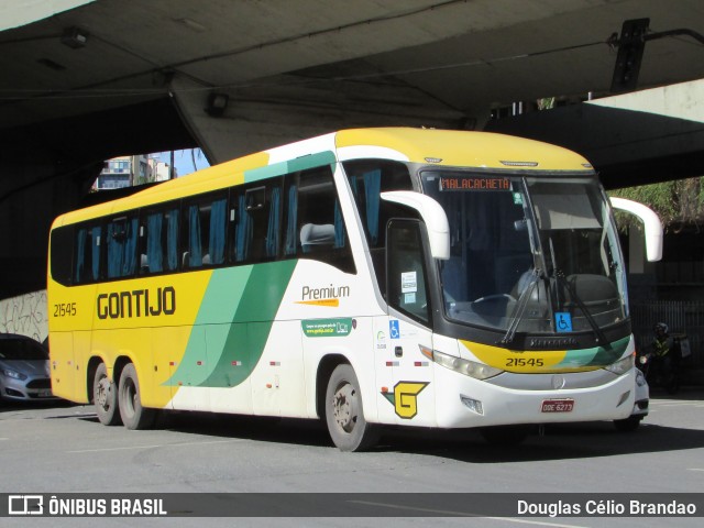 Empresa Gontijo de Transportes 21545 na cidade de Belo Horizonte, Minas Gerais, Brasil, por Douglas Célio Brandao. ID da foto: 11414748.