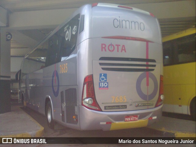 Rota Transportes Rodoviários 7685 na cidade de Salvador, Bahia, Brasil, por Mario dos Santos Nogueira Junior. ID da foto: 11470640.