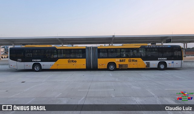 Mobi Rio E901080 na cidade de Rio de Janeiro, Rio de Janeiro, Brasil, por Claudio Luiz. Número da foto: #11470472.