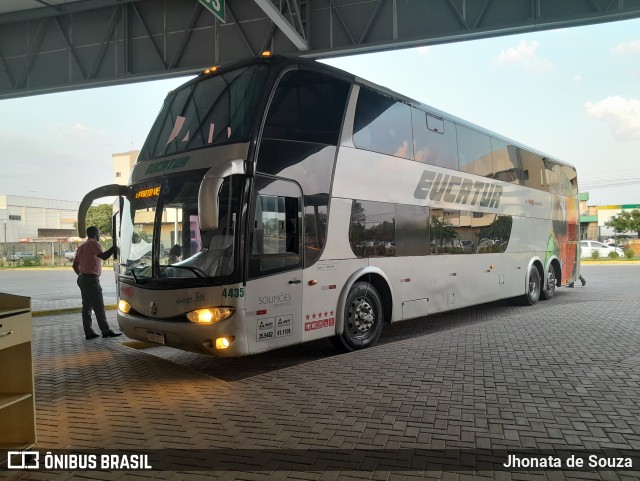 Eucatur - Empresa União Cascavel de Transportes e Turismo 4435 na cidade de Sinop, Mato Grosso, Brasil, por Jhonata de Souza. ID da foto: 11470428.