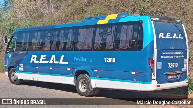 Viação Real Ita 72910 na cidade de Alegre, Espírito Santo, Brasil, por Márcio Douglas Castellar. Número da foto: #11471297.